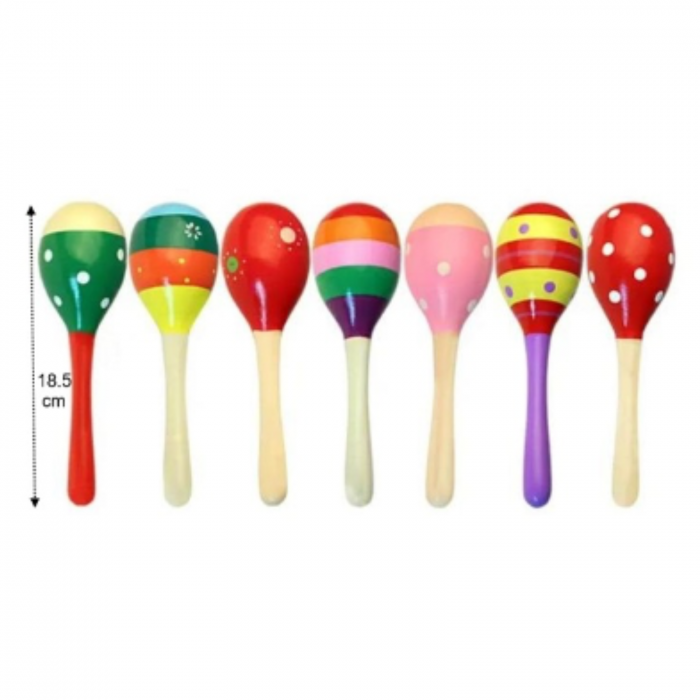 Zornaitoare Macarasa Bebe Din Lemn [2]