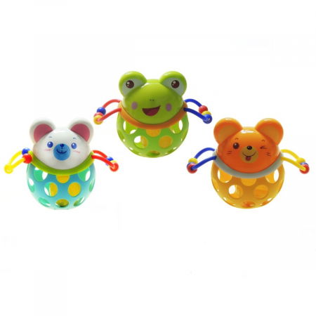 Jucarii senzoriale - dentitie, zornaitoare, de patut si carucior - Jucarie pentru dentitie din silicon - animalele jucause