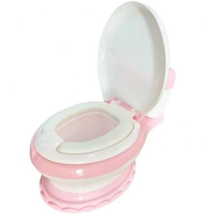 Camera copilului - Olita educationala cu muzica, tip toaleta, cu reductor, Roz