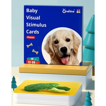 Jucarii senzoriale - dentitie, zornaitoare, de patut si carucior - Set 20 carduri STEM, de stimulare siinvatare vizuala, Poze, 12-36 luni