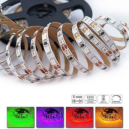 Banda led 2835 120 leduri latime 5mm