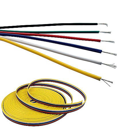 Accesorii Led - Cablu RGB CCT 6 fire