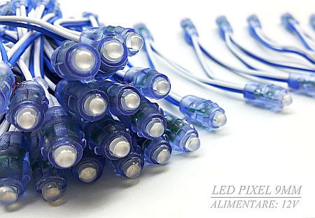 Module Led - Led Pixel 9mm 12V punch pentru reclame luminoase