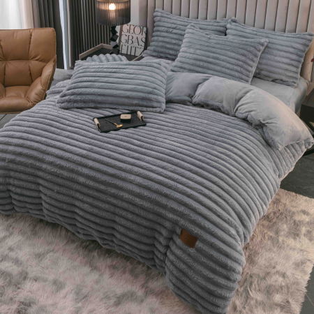 Lenjerii Cocolino - Lenjerie Pat Dublu Cocolino 4 Piese, cu Elastic – Moale și Călduroasă