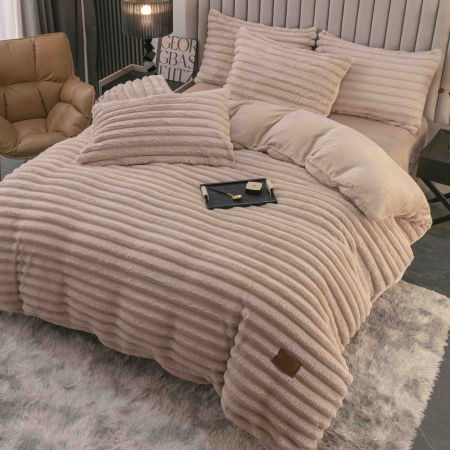 Lenjerie Pat Dublu Cocolino 4 Piese, cu Elastic – Moale și Călduroasă