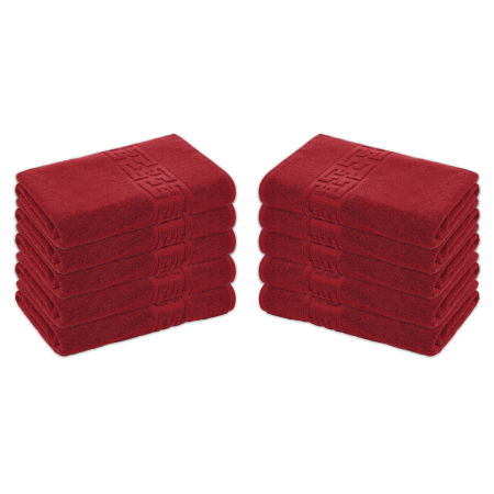 Set 10 Prosoape Baie, Bumbac 100%, 50x90cm, 550g/m², Greek