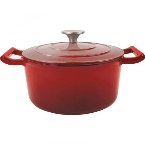 Oale si Cratite - Cratită din Fontă Emailată Grunberg cu Capac 2.85L 22 cm