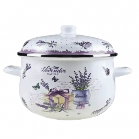 Oferte - Oală Emailată cu Capac, 26x16cm, 6.5L