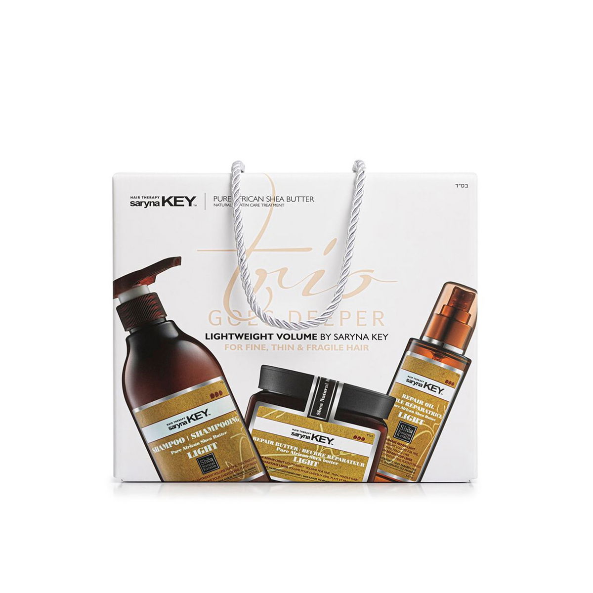 Set TRIO GOES DEEPER DAMAGE LIGHT 500ML+500ML+105ML [1]