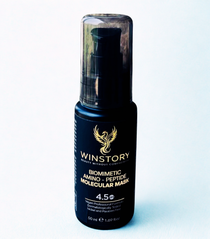 Tratamente Lungimi - Masca par moleculara biomimetica fara clatire (leave-in) WINSTORY, cu aminoacizi si peptide, pentru regenerare, elasticitate si hidratarea parului, 50 ml