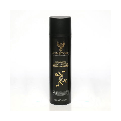 Tratamente Lungimi - Masca de par moleculara biomimetica fara clatire (leave-in) WINSTORY, cu pH acid si fara nichel si parabeni, pentru reconstuctia parului, produs vegan, testat dermatologic, 200 ml