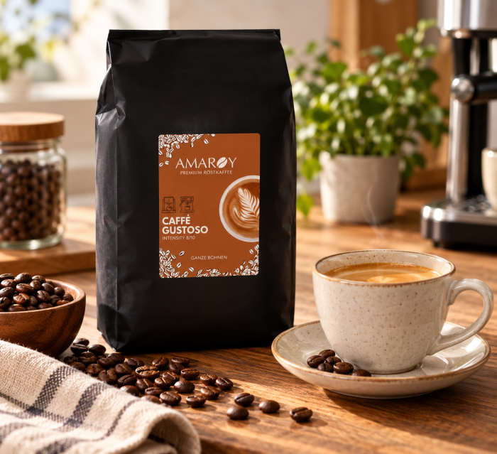 Amaroy Caffe Gustoso Cafea boabe, 1 kg [2]