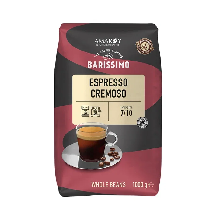 Amaroy Espresso Cremoso Barissimo Cafea boabe, 1kg [1]