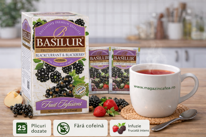 Basilur Blackberry & Blackcurrant Ceai mix 25 plicuri [2]