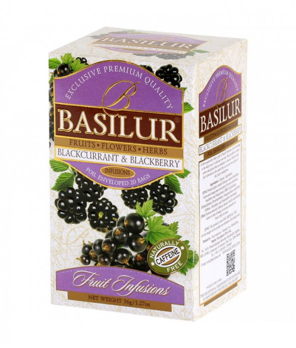 Basilur Blackberry & Blackcurrant Ceai mix 25 plicuri [1]