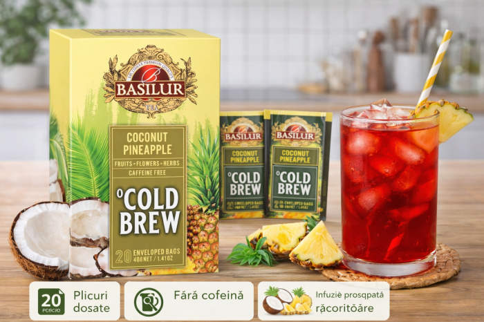 Basilur Brew Coconut-Pineapple Ceai rece 20 plicuri [2]