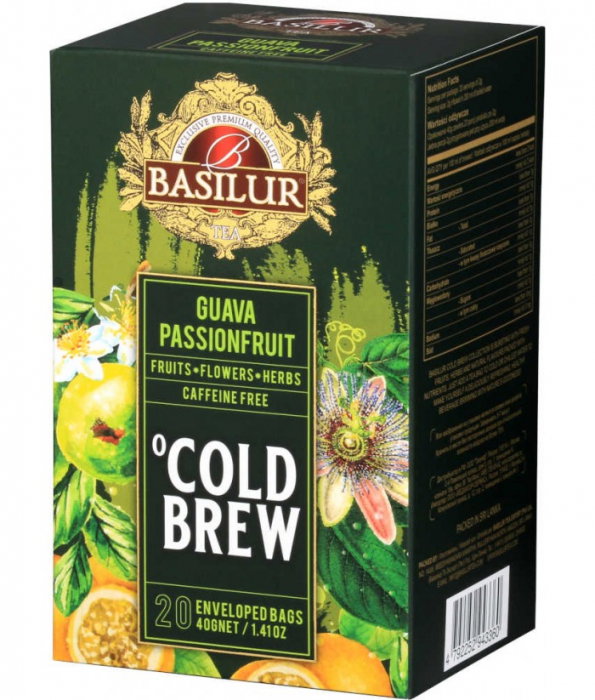 Basilur Brew Guava Si Passionfruit Ceai rece 20 plicuri [1]