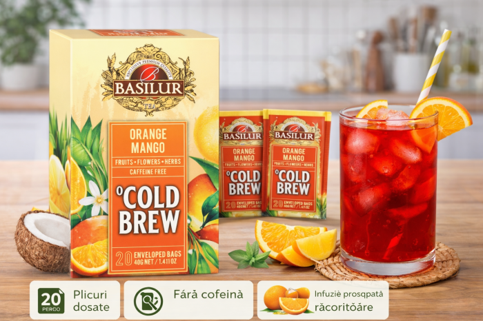 Basilur Brew Orange & Mango Ceai rece 20 plicuri [2]