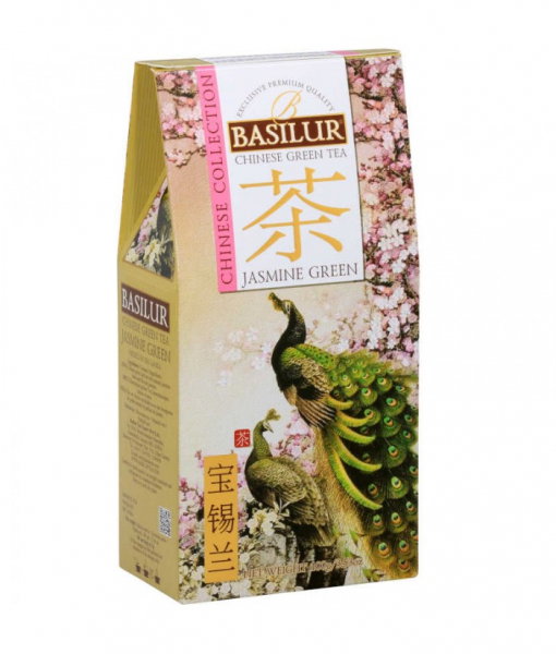 Basilur Jasmine Green Ceai verde chinezesc Refill, 100g [1]