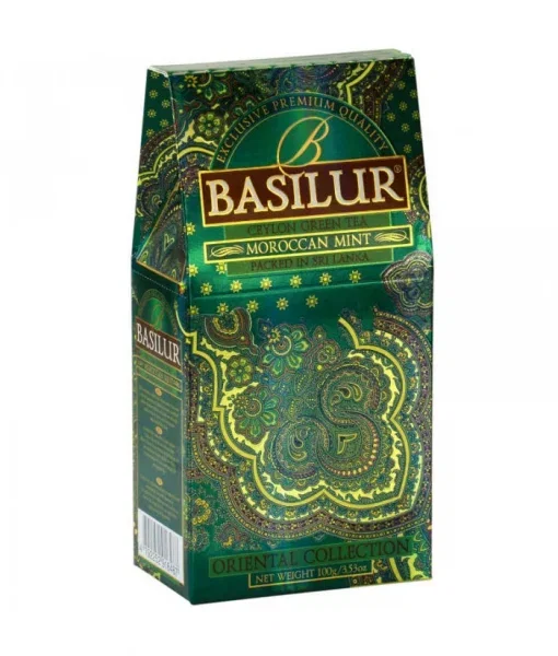 Basilur Maroccan Mint Ceai verde Refill, 100g [1]