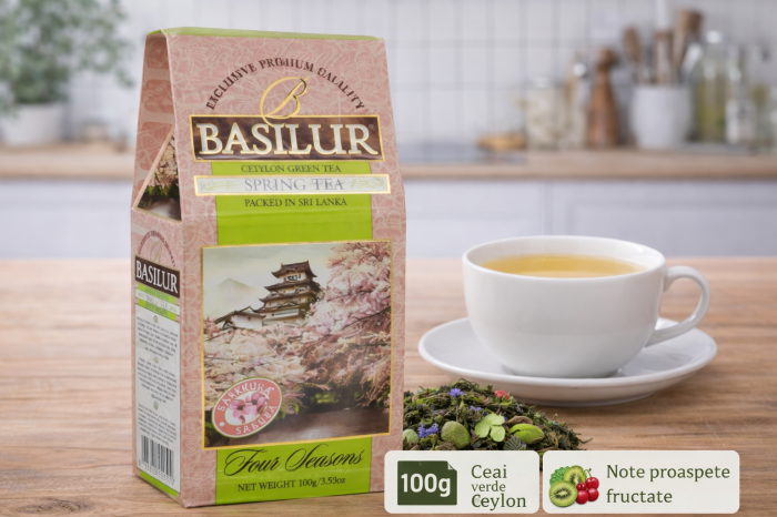 Basilur Spring Tea Ceai verde Refill, 100 g [2]