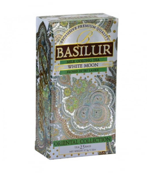 Basilur White Moon Ceai verde 25 plicuri [1]