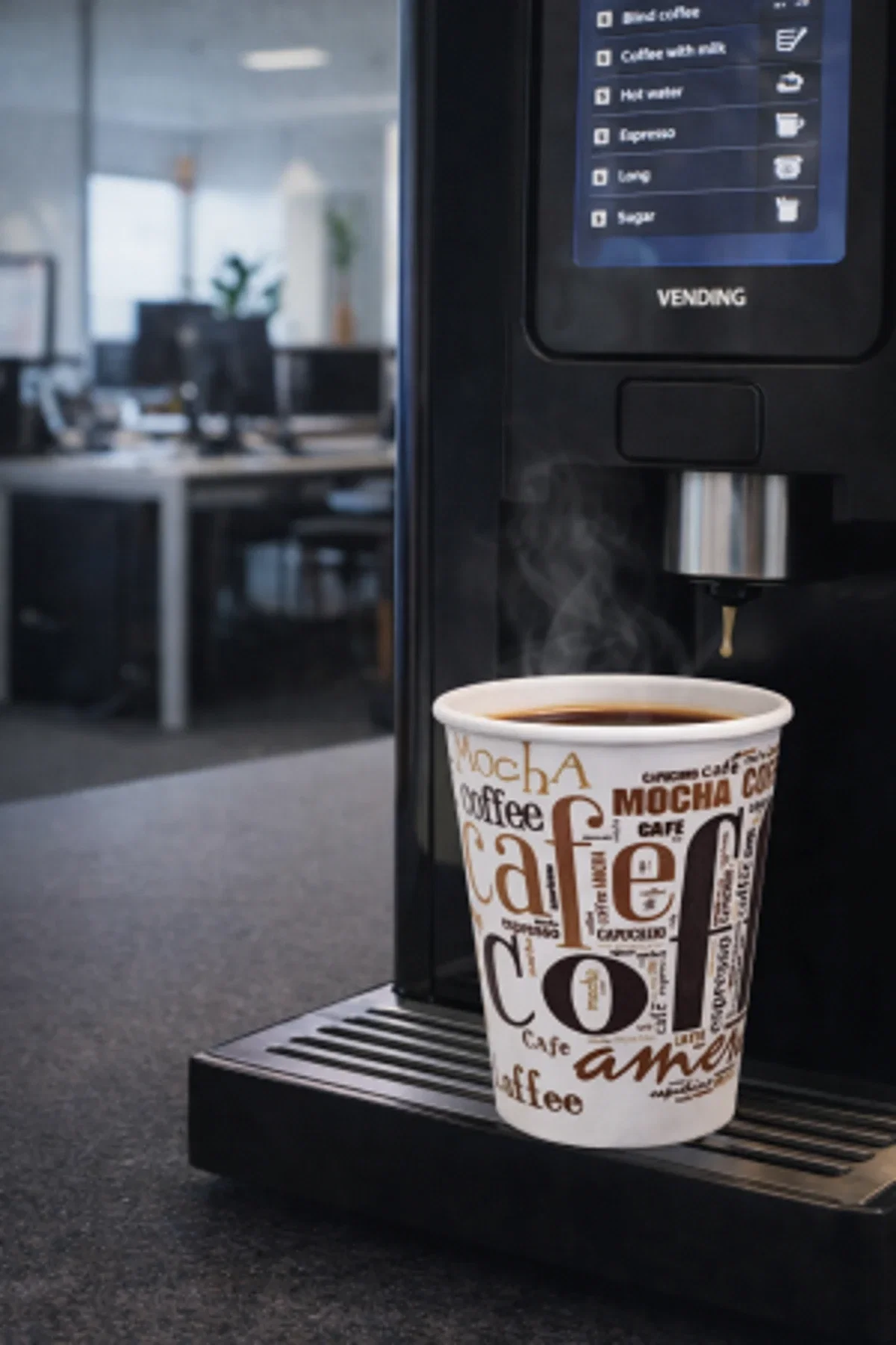 Bax pahare carton Coffee Coffee 8 oz, 240 ml, 1000 buc [3]