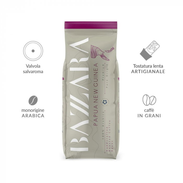 Bazzara Papua New Guinea Cafea boabe 1kg [2]