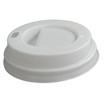 Capace albe pentru pahare carton 8 OZ  100 buc [1]