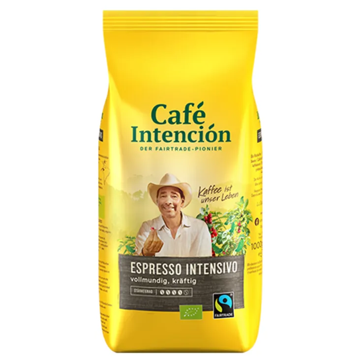 Darboven Cafe Intencion Bio Espresso intensivo Cafea boabe, 1kg [1]
