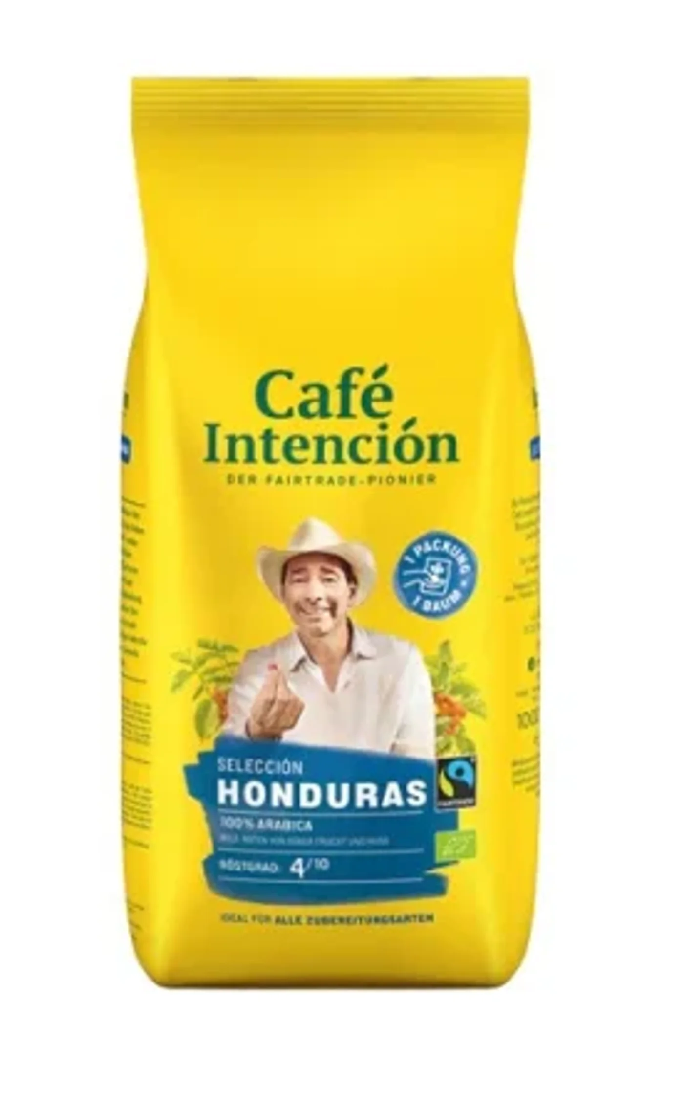 Darboven Cafe intencion Bio Honduras Cafea boabe, 1 kg [1]