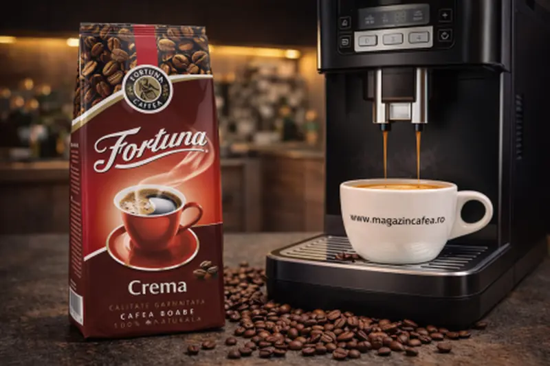 Fortuna Crema cafea boabe 1 Kg [3]
