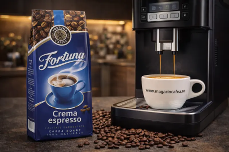 Fortuna Crema Espresso cafea boabe 1 Kg [3]
