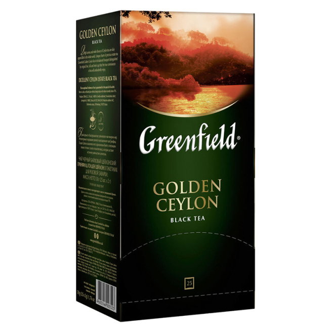 Greenfield Golden Ceai negru Ceylon, 25 pliculete [1]