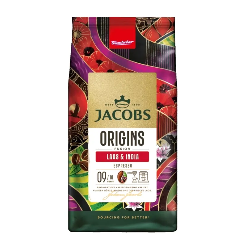 Jacobs Jacobs Origins Laos & India cafea boabe, 1kg [1]