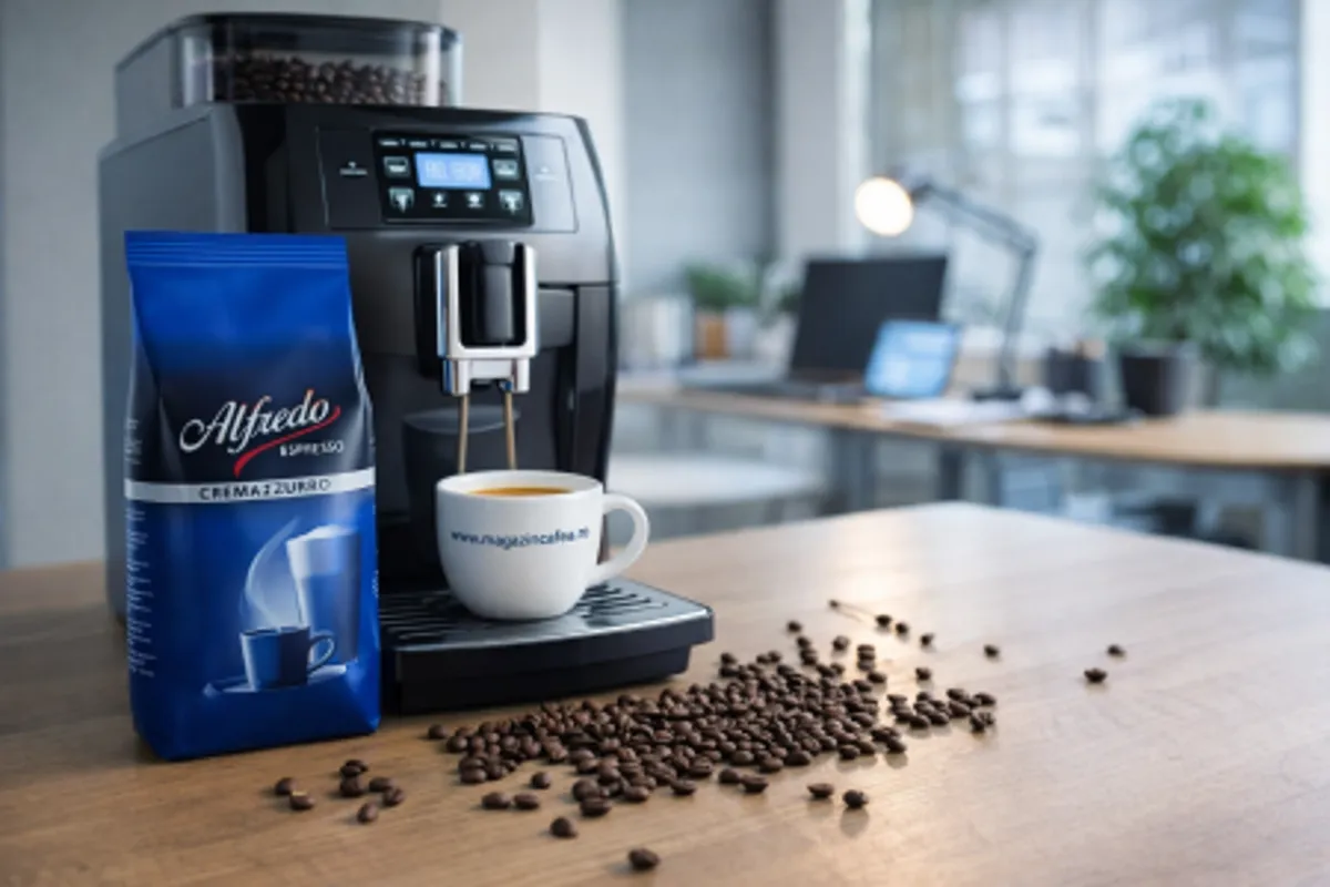 JJ Darboven Alfredo Espresso Cremazzurro Cafea boabe 1 kg [3]