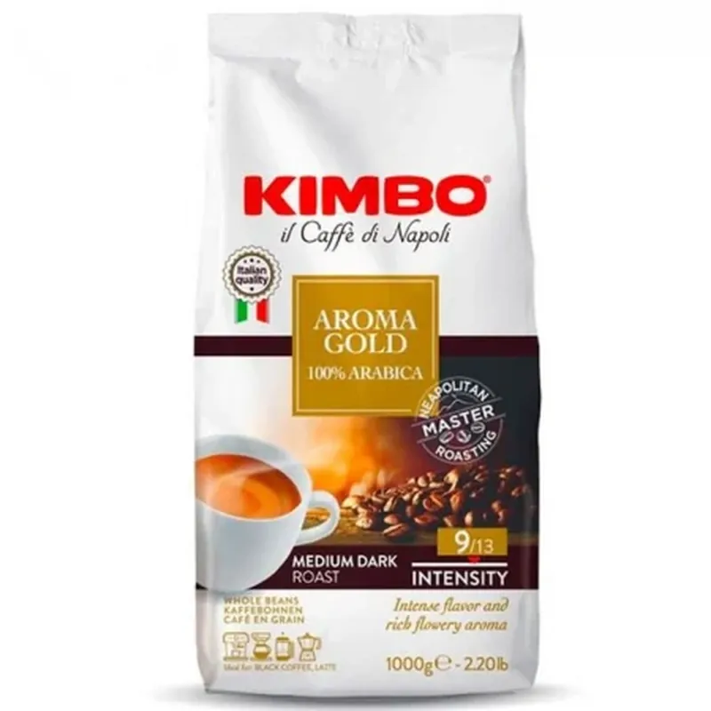 Kimbo Aroma Gold 100% Arabica Cafea boabe 1kg [1]