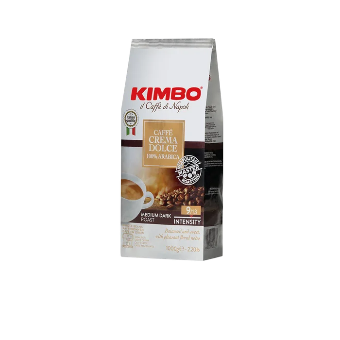 Kimbo Caffe Crema Dolce 100% Arabica Cafea boabe, 1kg [1]