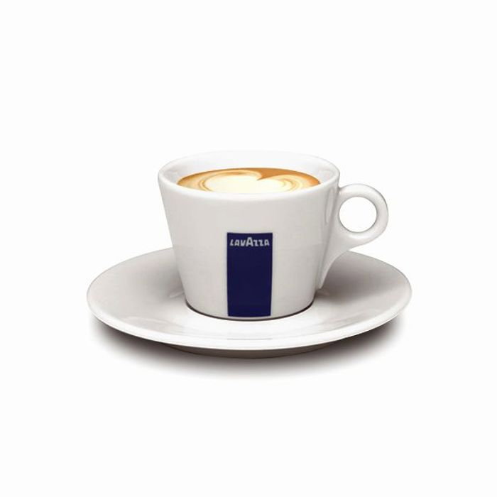 Lavazza cesti cappuccino cu farfurii ceramica 6buc [1]