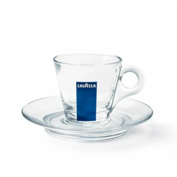 Lavazza Cesti Espresso cu farfurii sticla 12 buc [1]