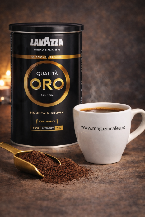 Lavazza Qualita Oro Mountain Grown Cafea macinata cutie metalica, 250g [2]