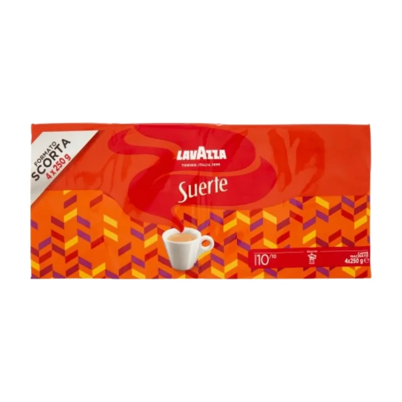 Lavazza Suerte cafea macinata pachet promo, 4x250gr [1]