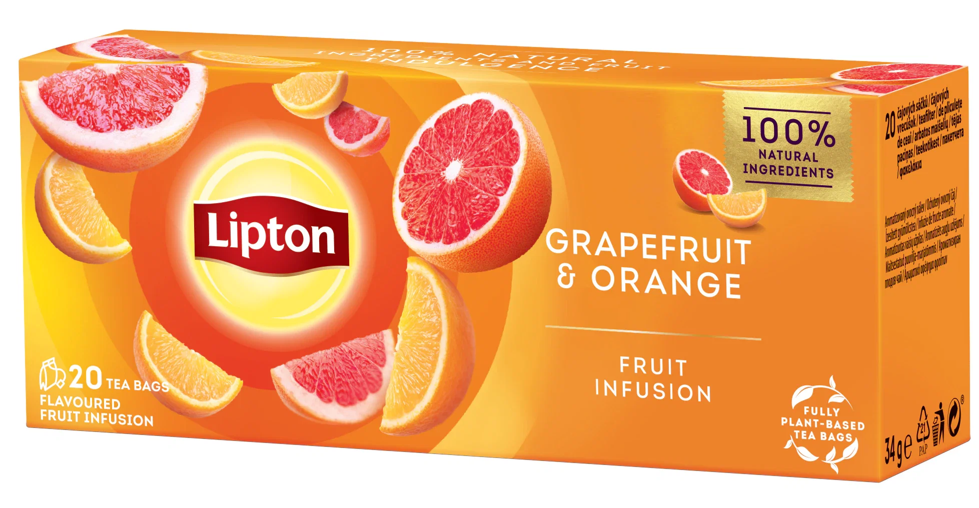 Lipton ceai de grapfruit si portocala 20 plicuri [1]