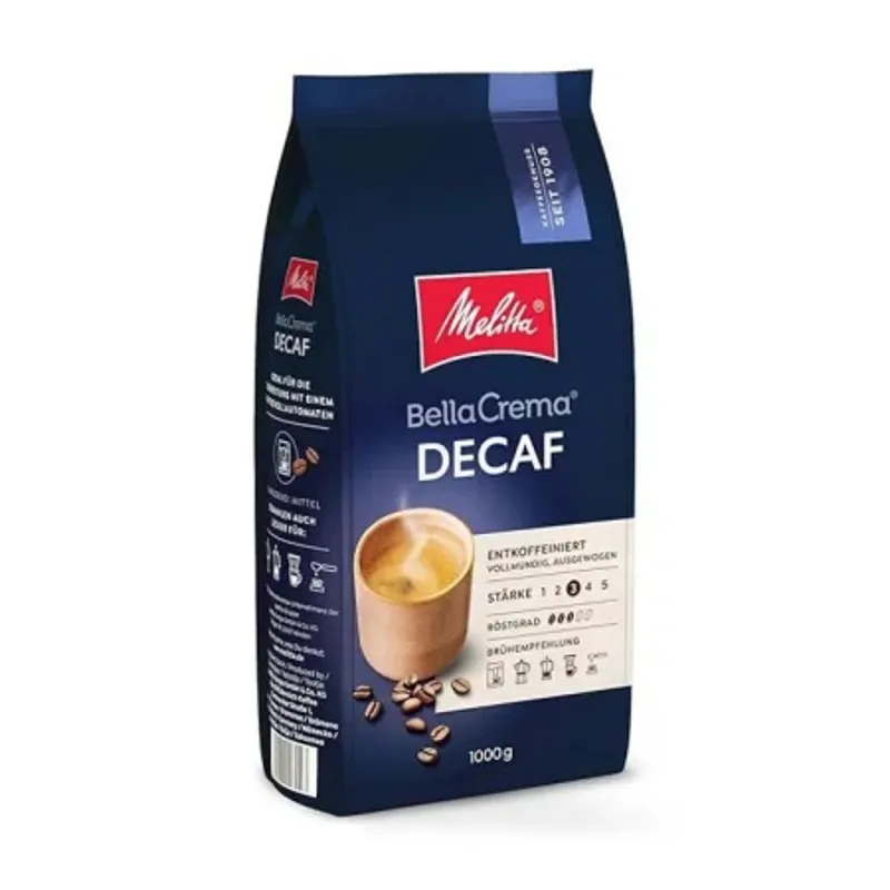 Melitta Bella Crema Decaffeinato Cafea boabe 1kg [1]
