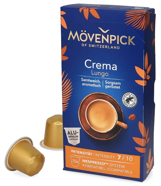 Movenpick Crema Lungo Capsule Aluminiu Nespresso, 10 buc [2]