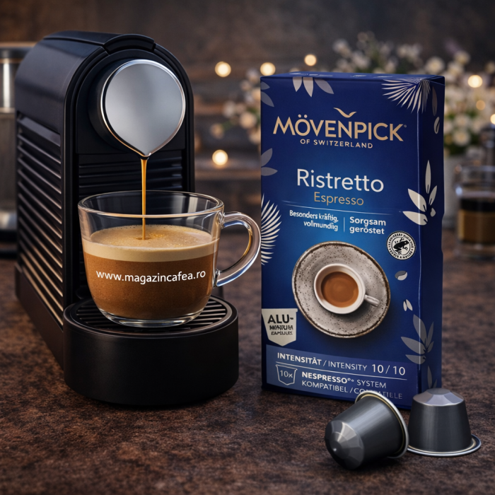 Movenpick Espresso Ristretto Capsule Nespresso, 10 buc [3]