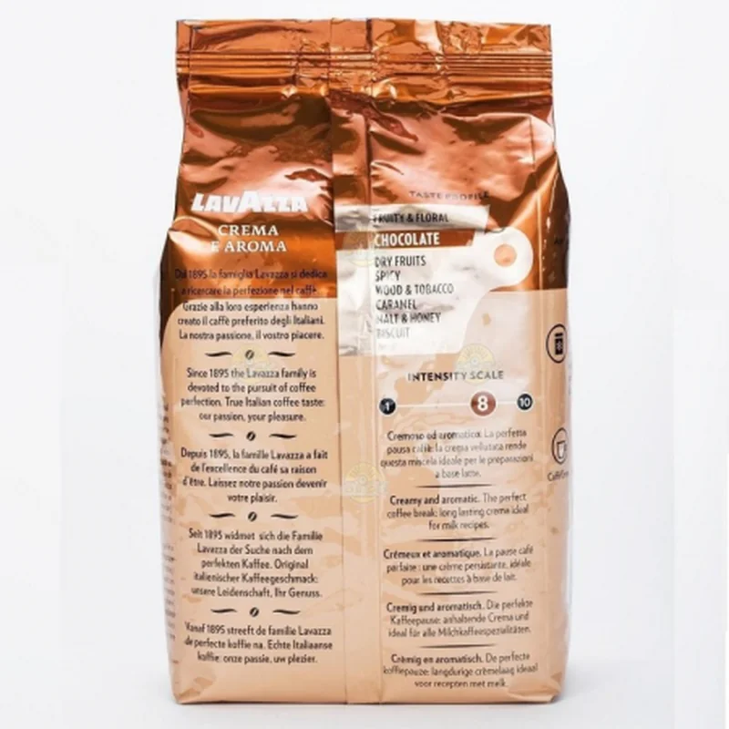 Pachet 6 x Lavazza Crema e Aroma cafea boabe 1kg [4]