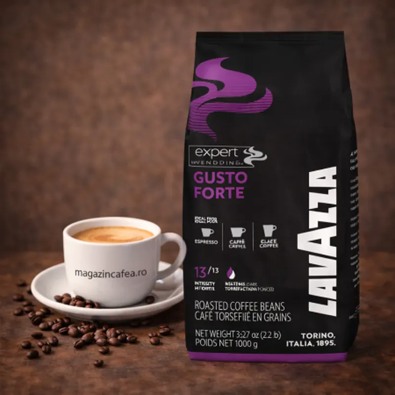 Pachet 6 x Lavazza Gusto Forte Vending cafea boabe [6]