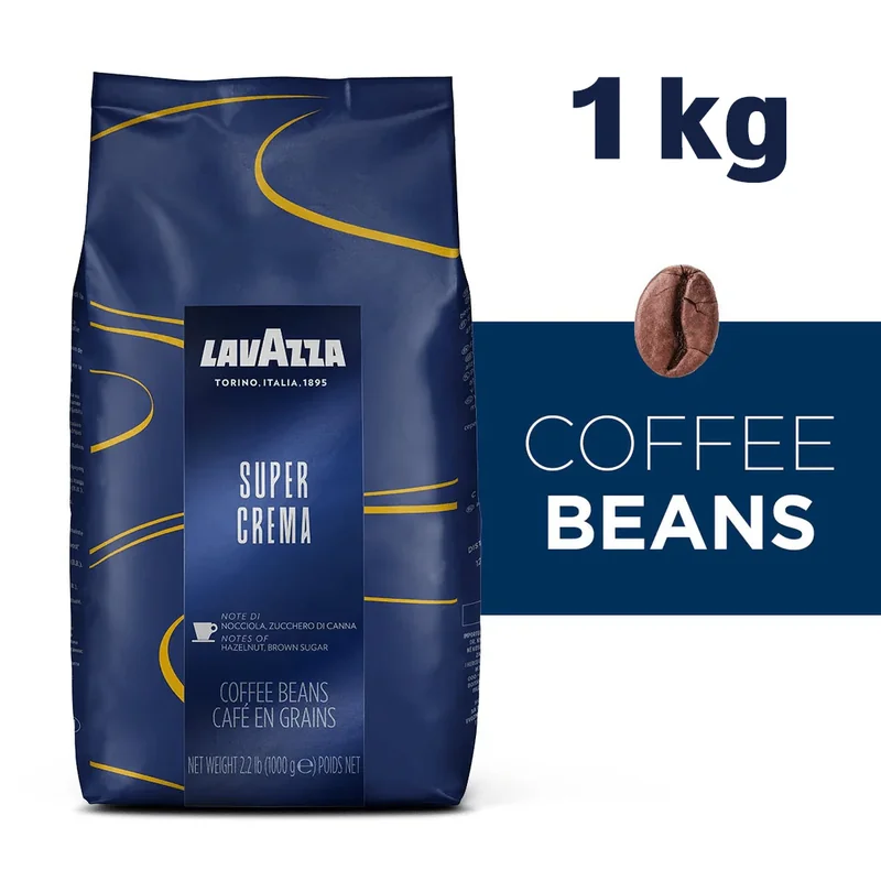 Pachet 6 x Lavazza Super Crema cafea boabe 1kg [5]