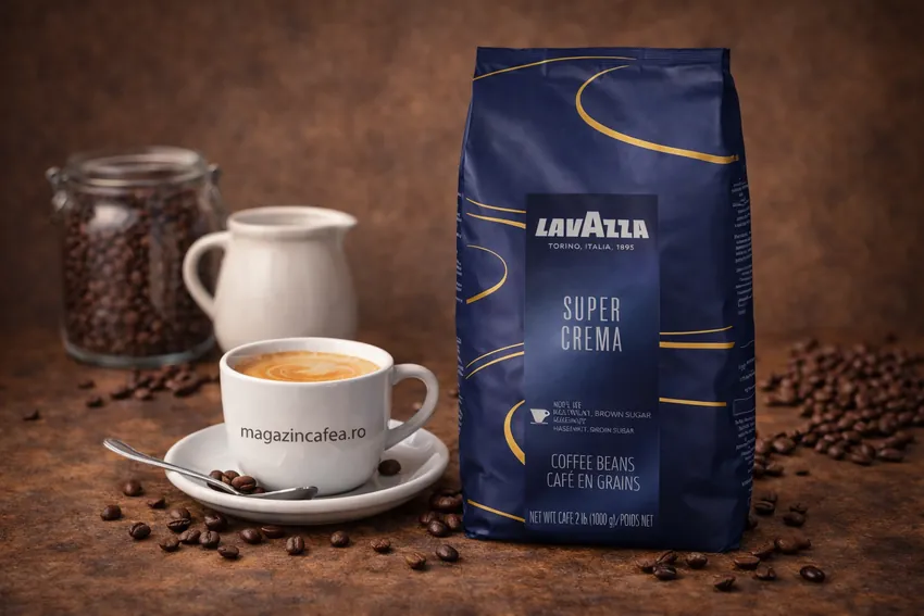 Pachet 6 x Lavazza Super Crema cafea boabe 1kg [3]